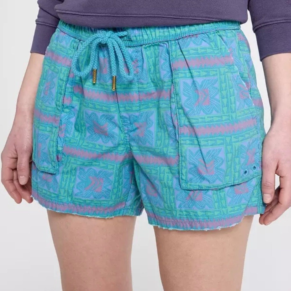 ALPINE DESIGN‎ Lightweight Twill Shorts Womens M Teal Casual Gorpcore Hiking